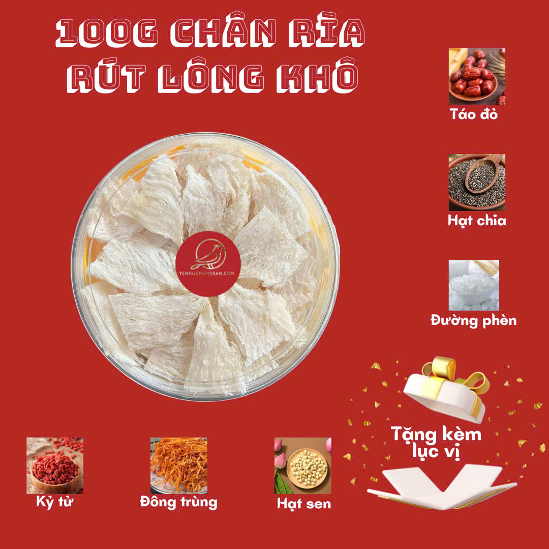 Chân rìa rút lông khô